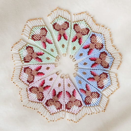 Mini Bummy Beaded Earrings