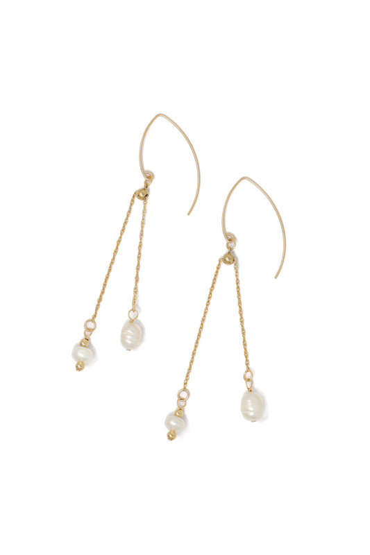 Baroque Pearl Danglers