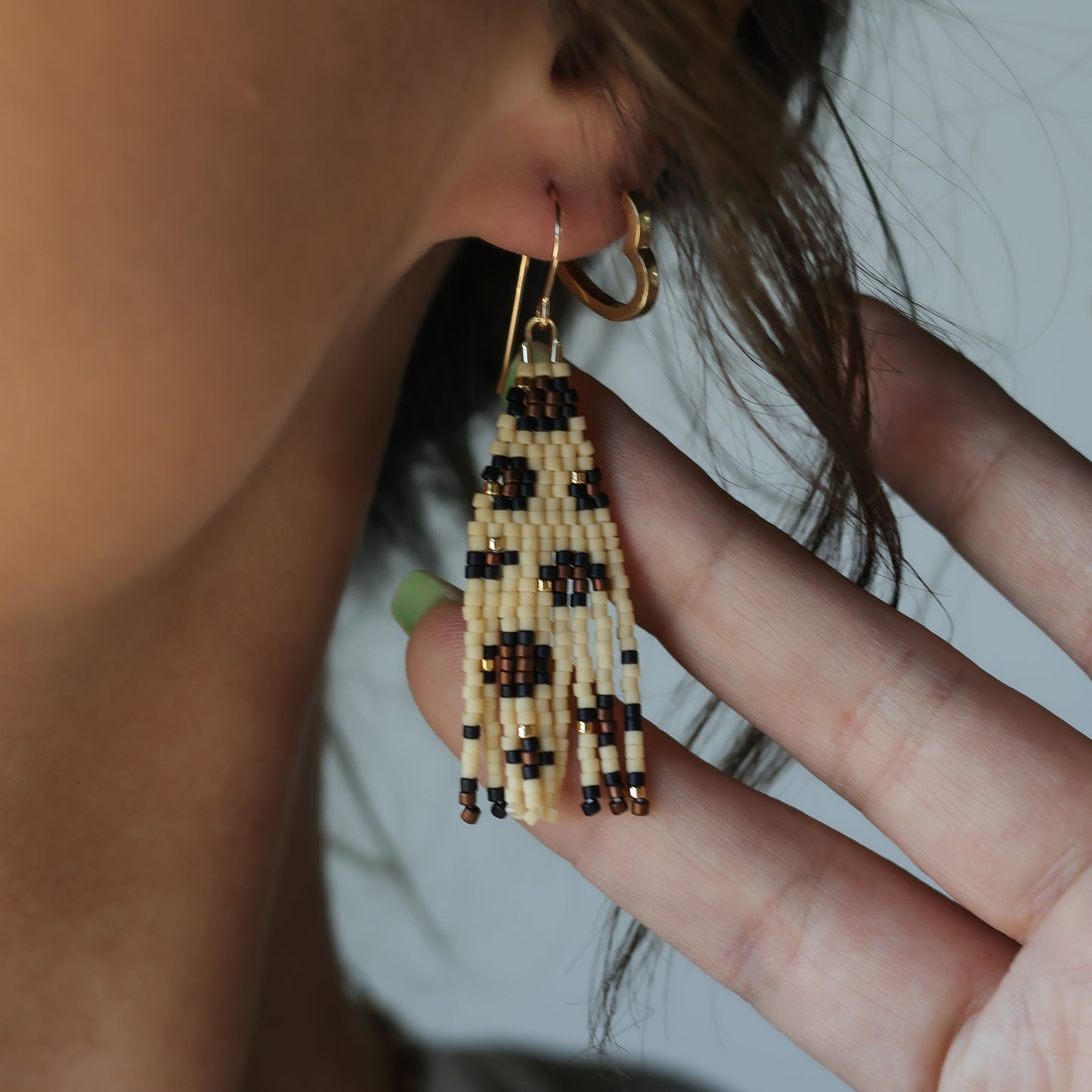 Beaded Mini Leopard Shakers