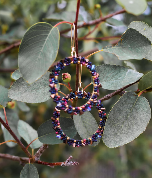 The Siya Berry Flower Crown Hoops