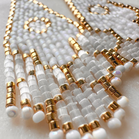 MADE TO ORDER: Mini Pearla Beaded Mermaid Earrings