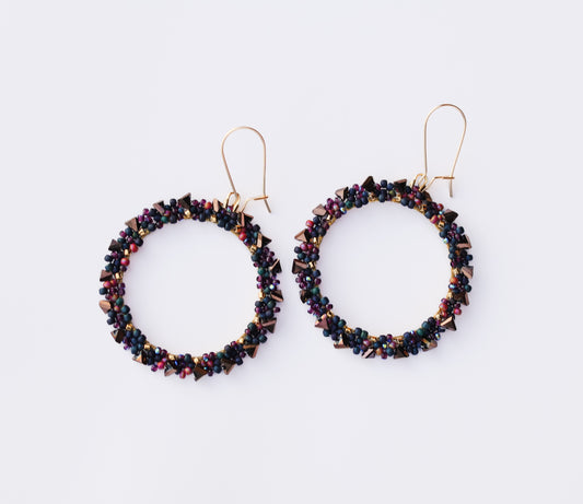 The Siya Berry Flower Crown Hoops