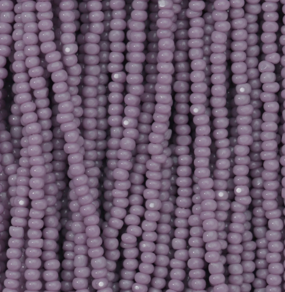 Czech Seed Bead- 11/0- 1 Cut Charlotte – Opaque Mauve