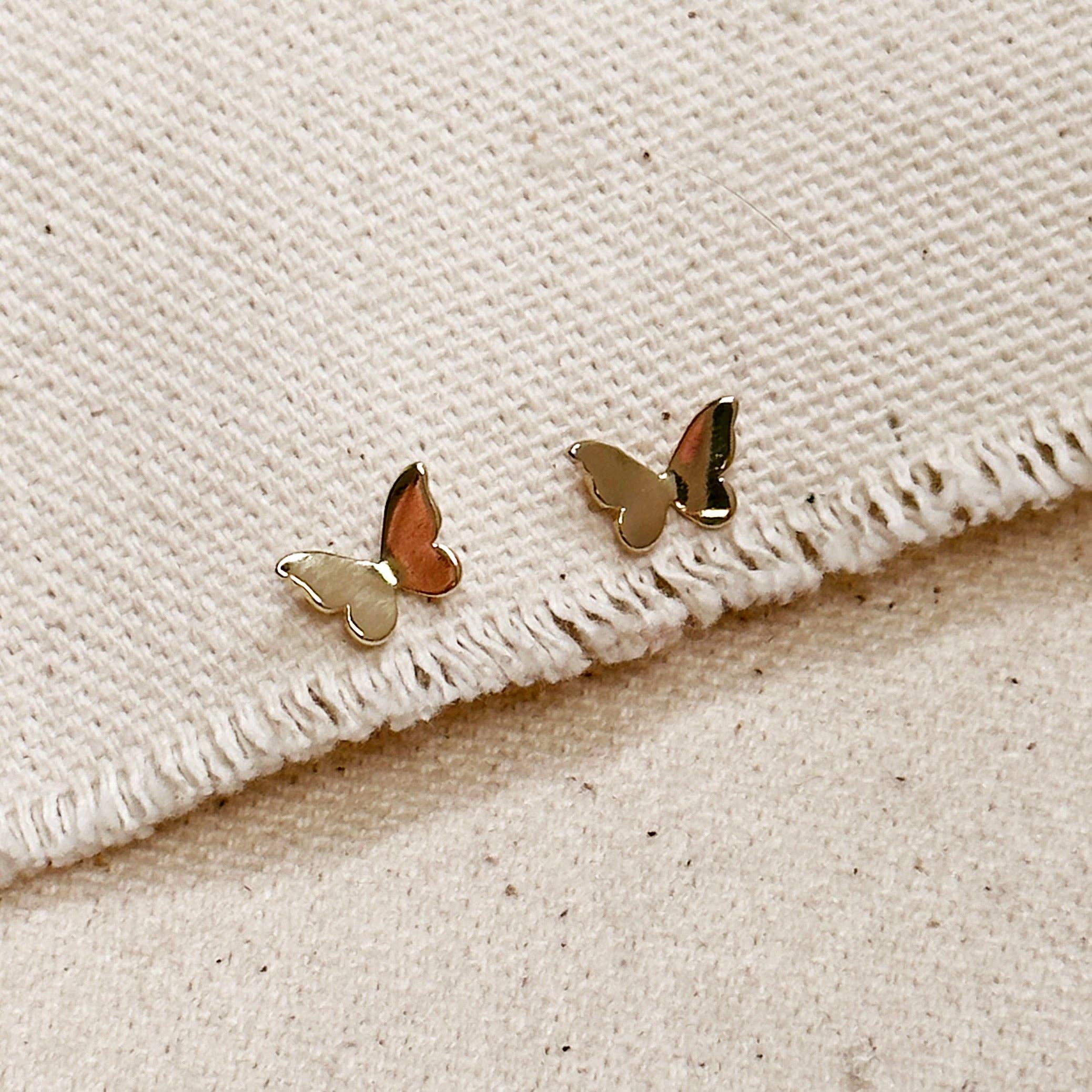 Mariah Mini Butterfly Stud