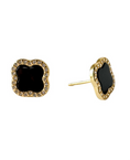 Load image into Gallery viewer, Black Onyx CZ Clover
