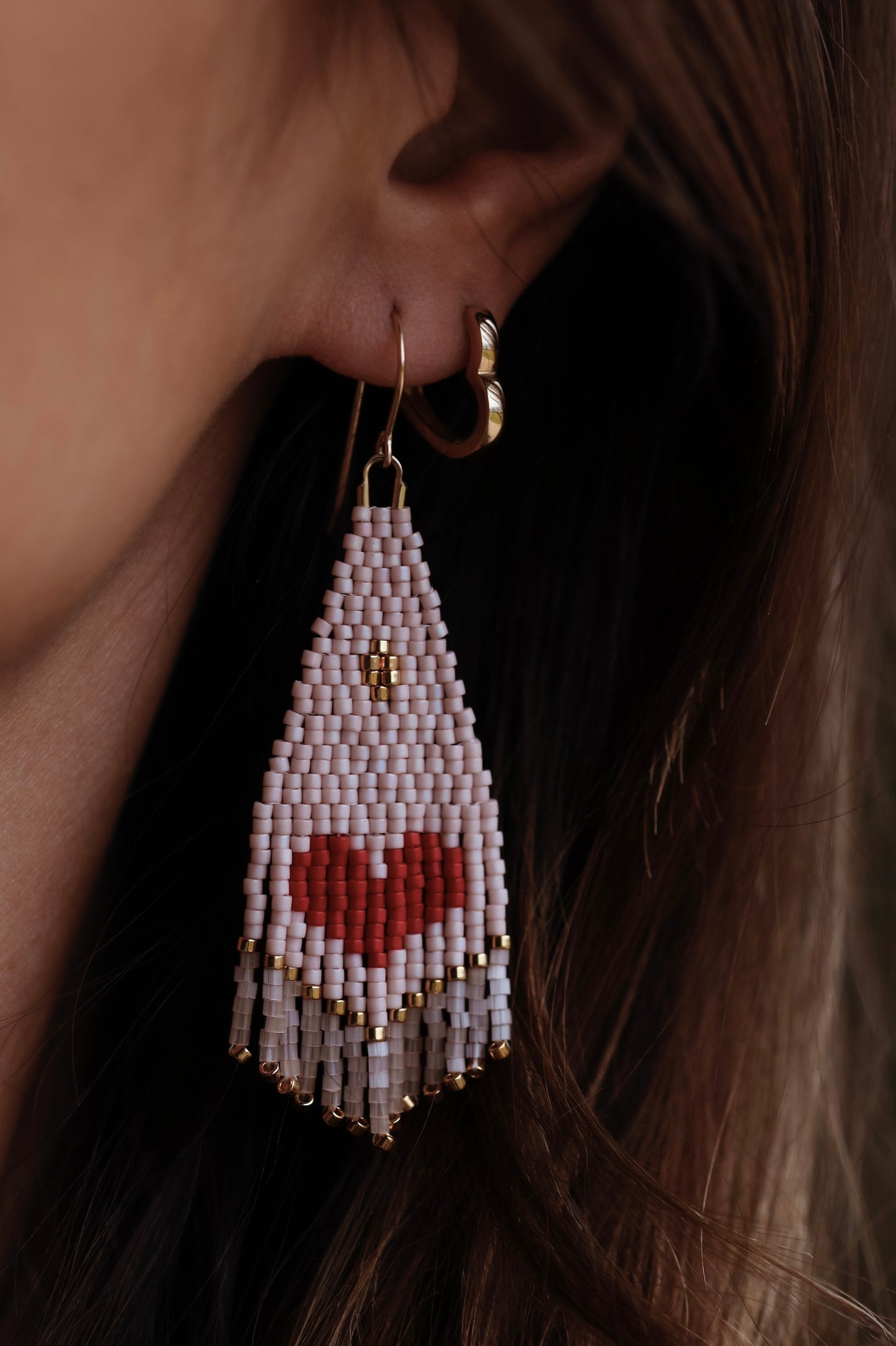 Puso Ko- My Heart Mini Beaded Earrings