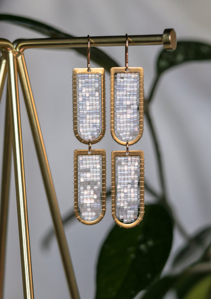 Double Beaded Glimmer Drops
