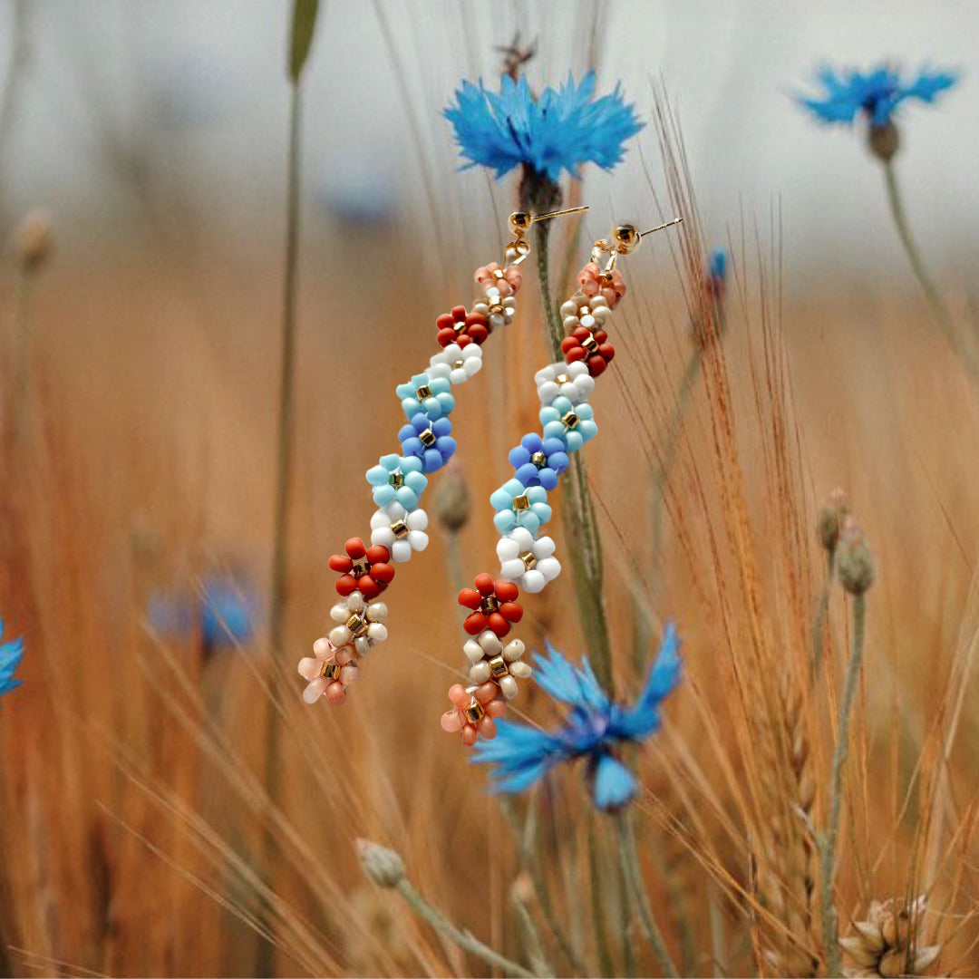 Cornflower and Wheat 3 MM Ball