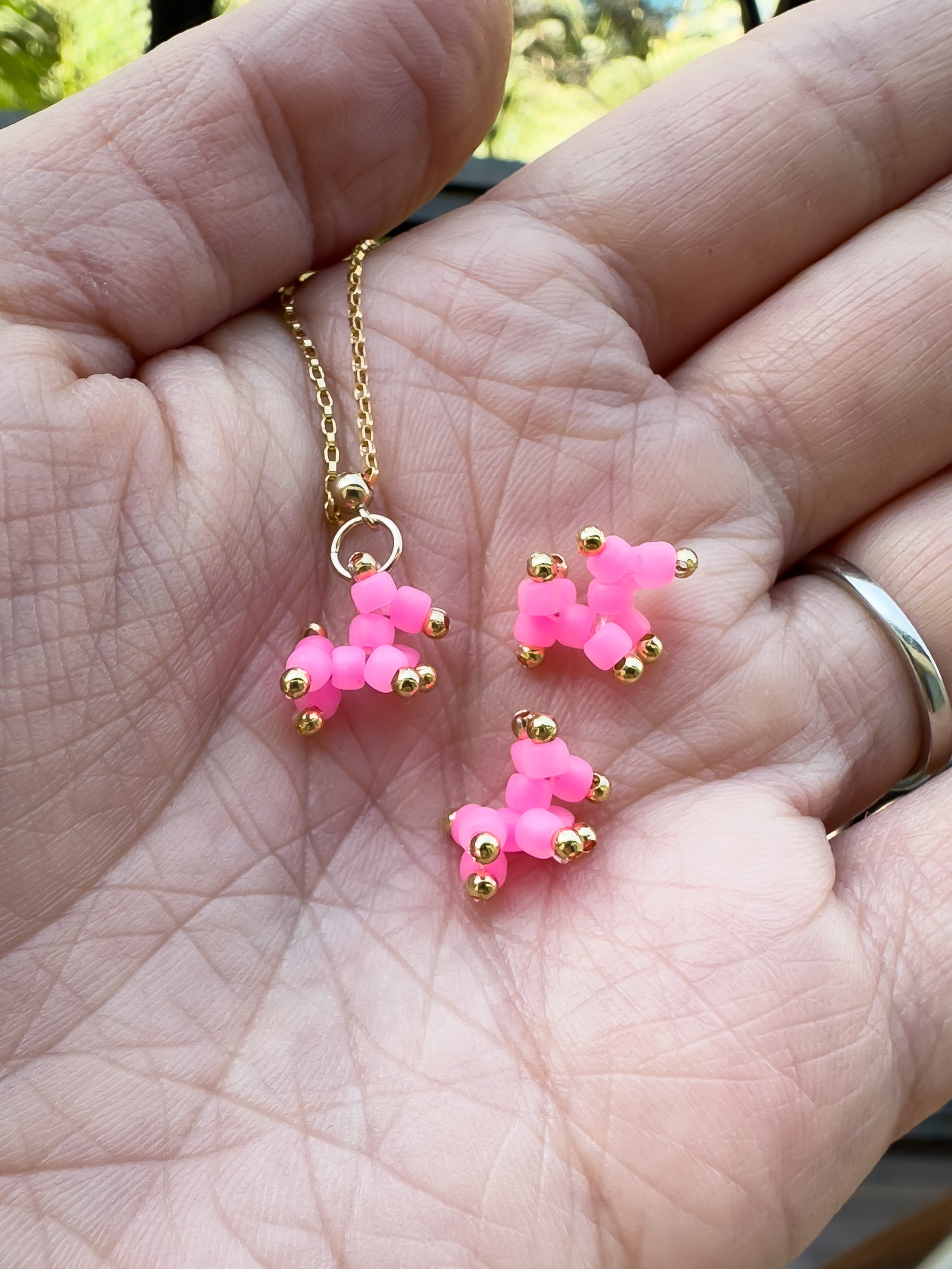 Pink DOGGO Club Earrings