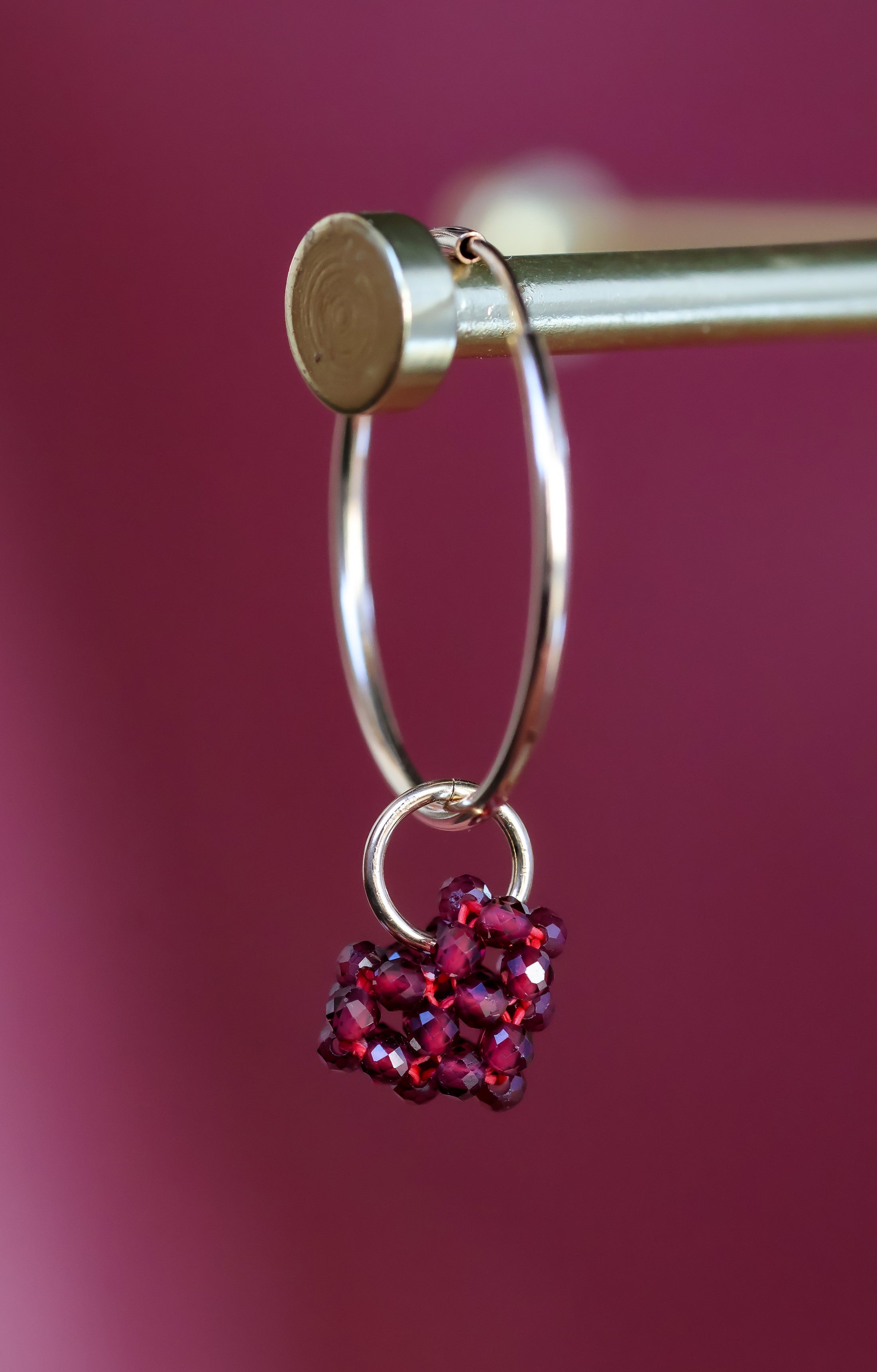 Garnet Heart Puff