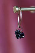 Load image into Gallery viewer, Black Spinel Heart Puff
