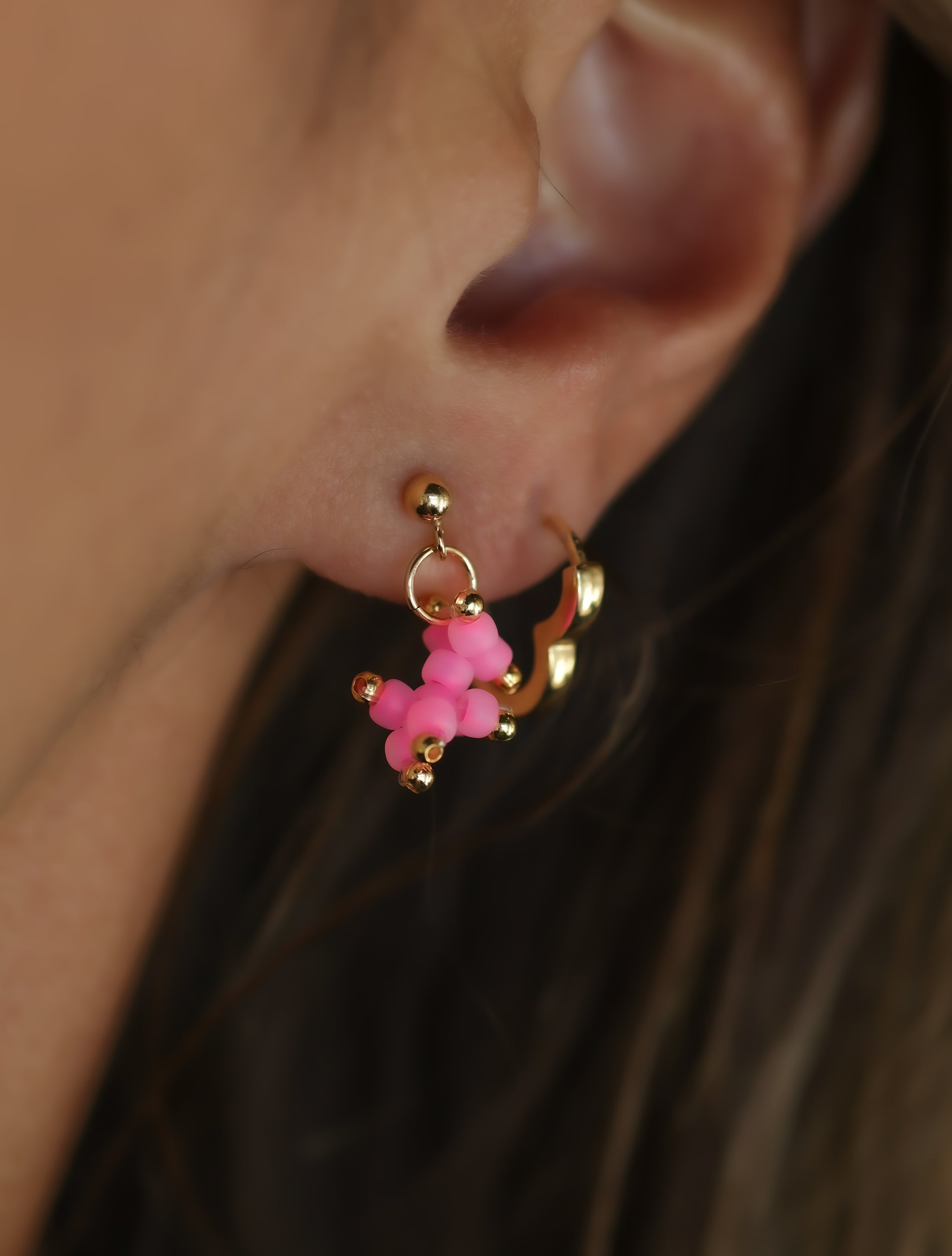 Pink DOGGO Club Earrings