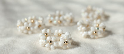 Charlotte Flower Statement Rings