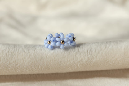 Czech Flower Statement Rings