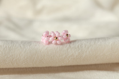 Czech Flower Statement Rings