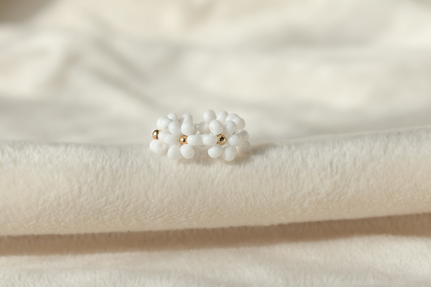 Czech Flower Statement Rings