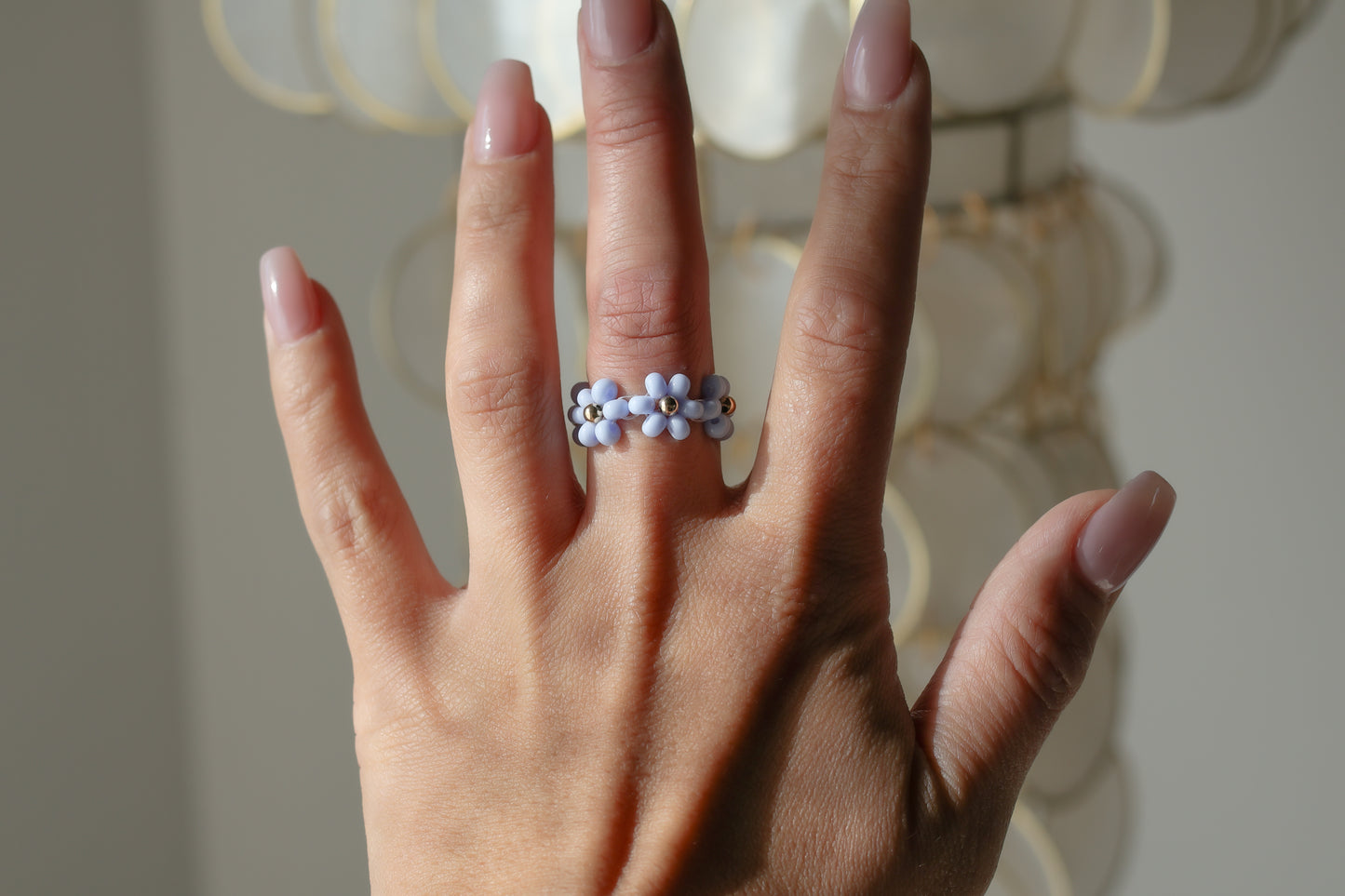 Czech Flower Statement Rings