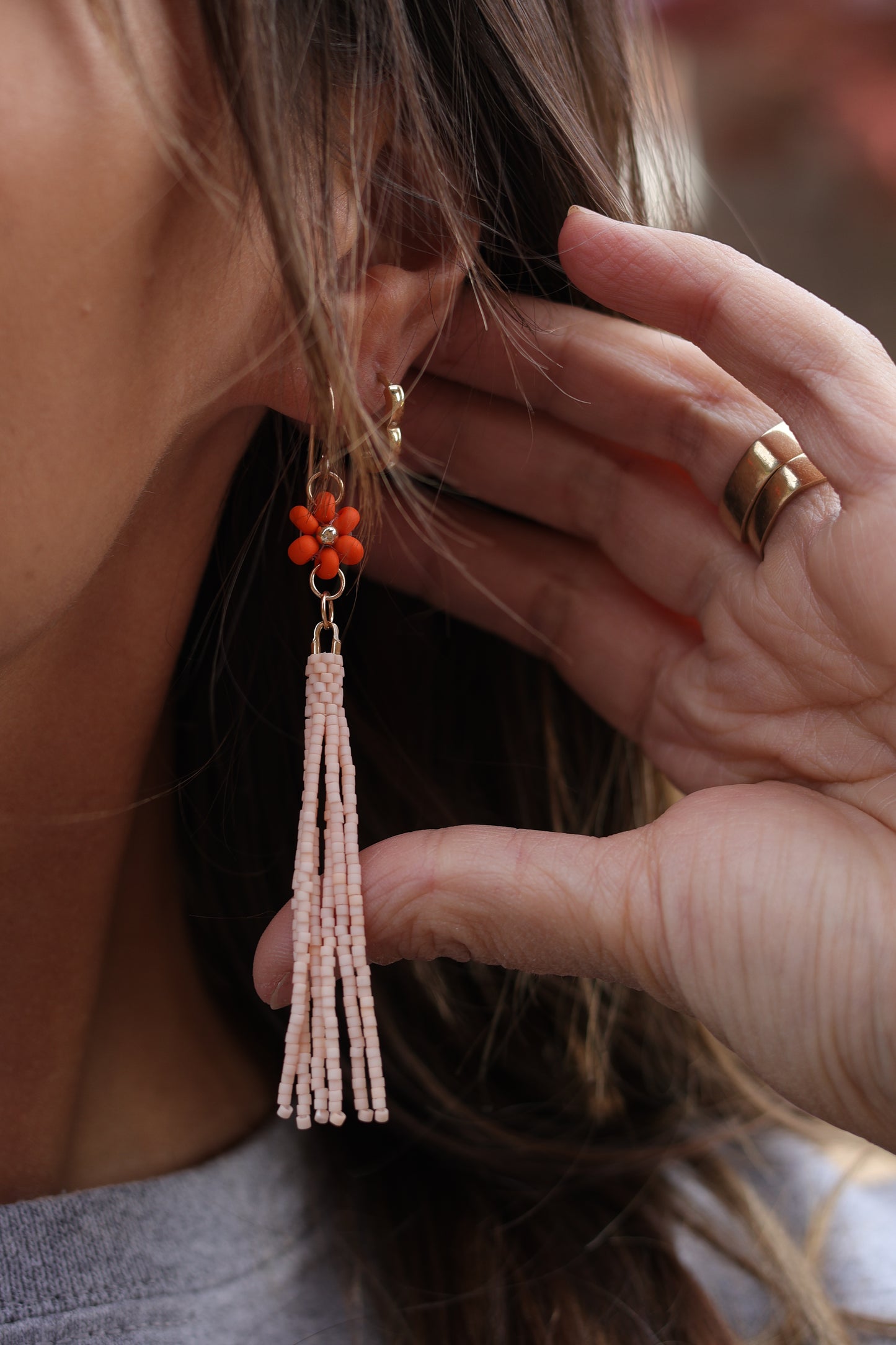 Fire Flower Fringe Tassels