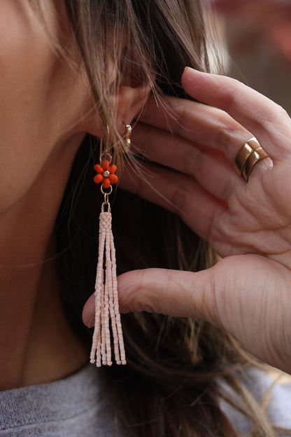 Fire Flower Fringe Tassels