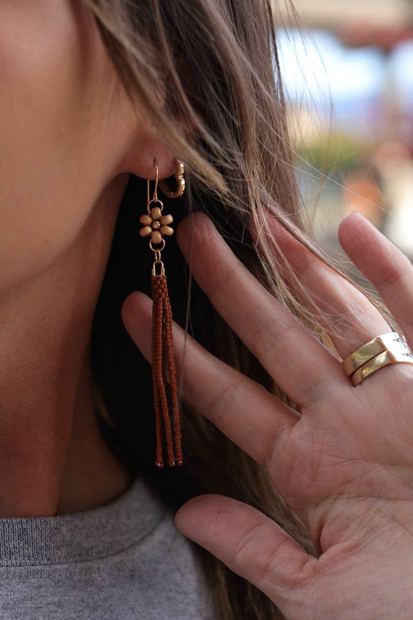 Fire Flower Fringe Tassels