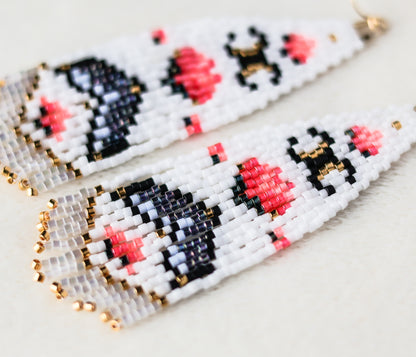 Capricorn Beaded Earrings