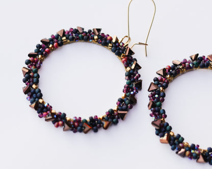 The Siya Berry Flower Crown Hoops