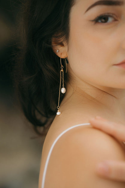 Baroque Pearl Danglers