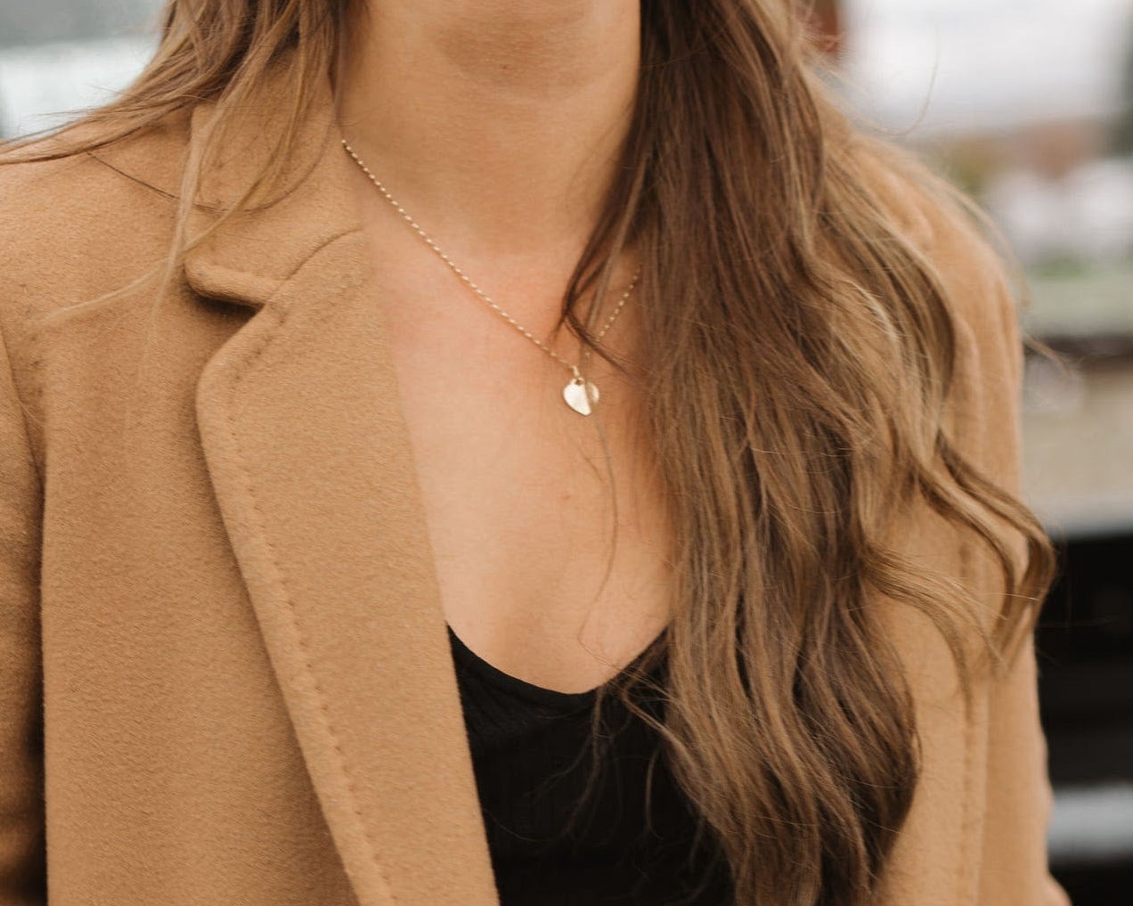 10 K Solid Gold Woolly Bear Heart Charm