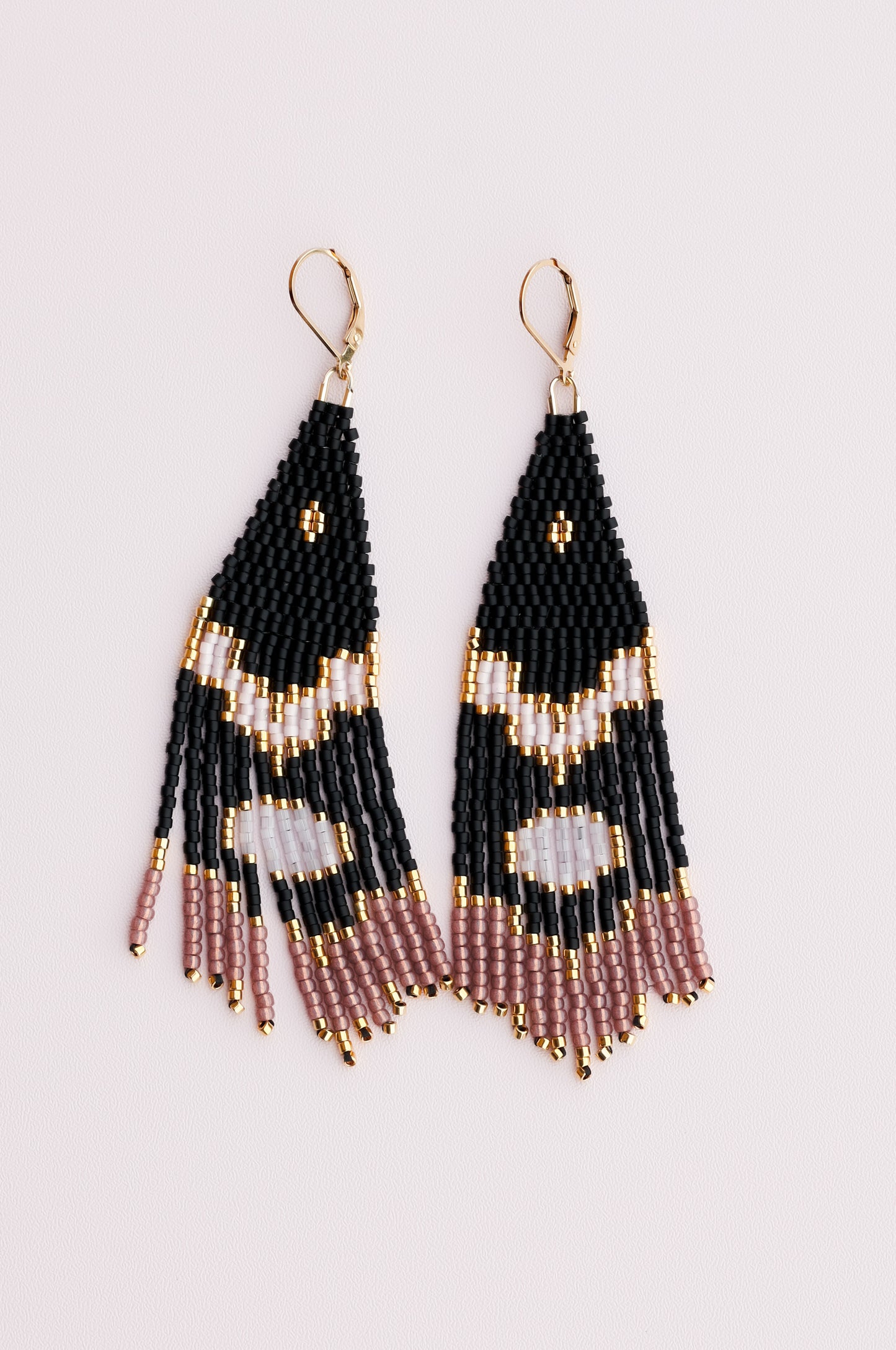 Mirror Mirror Beaded Earrings