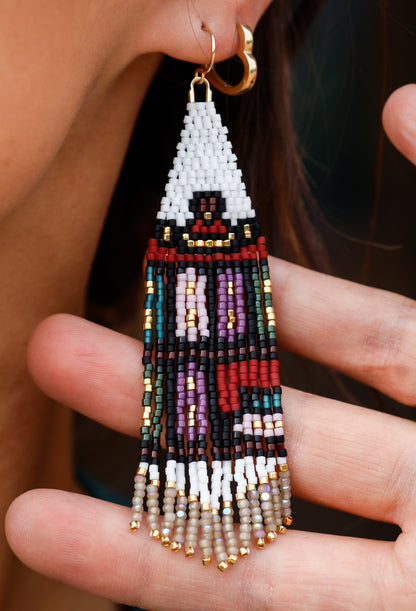 The Library Beaded Earrings