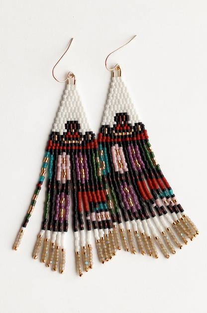 The Library Beaded Earrings