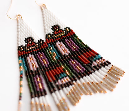 The Library Beaded Earrings