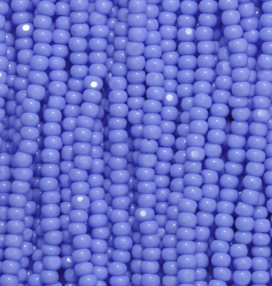 Czech Seed Bead- 11/0- 1 Cut Charlotte – Opaque Indigo