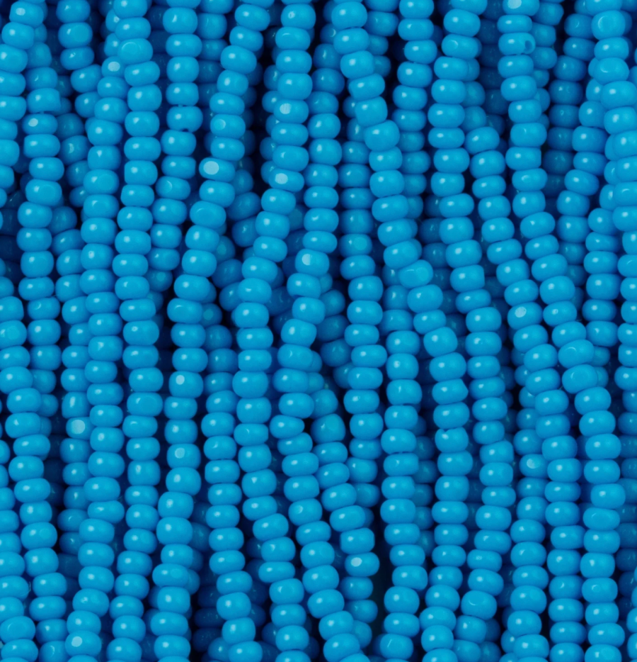 Czech Seed Bead- 11/0- 1 Cut Charlotte – Opaque Turquoise