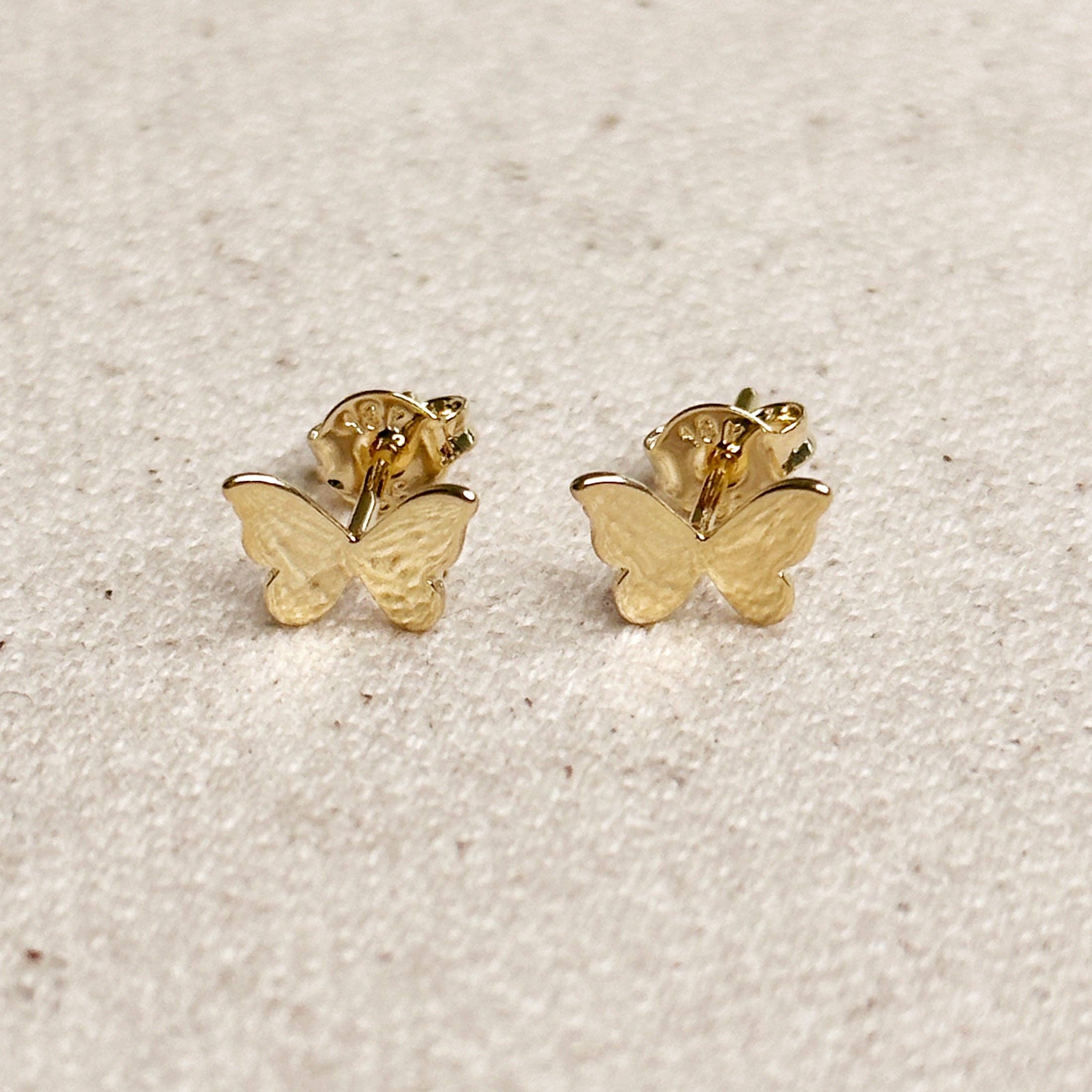 Mariah Mini Butterfly Stud