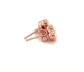 Load and play video in Gallery viewer, 14K Rose Gold Heart Puff Studs
