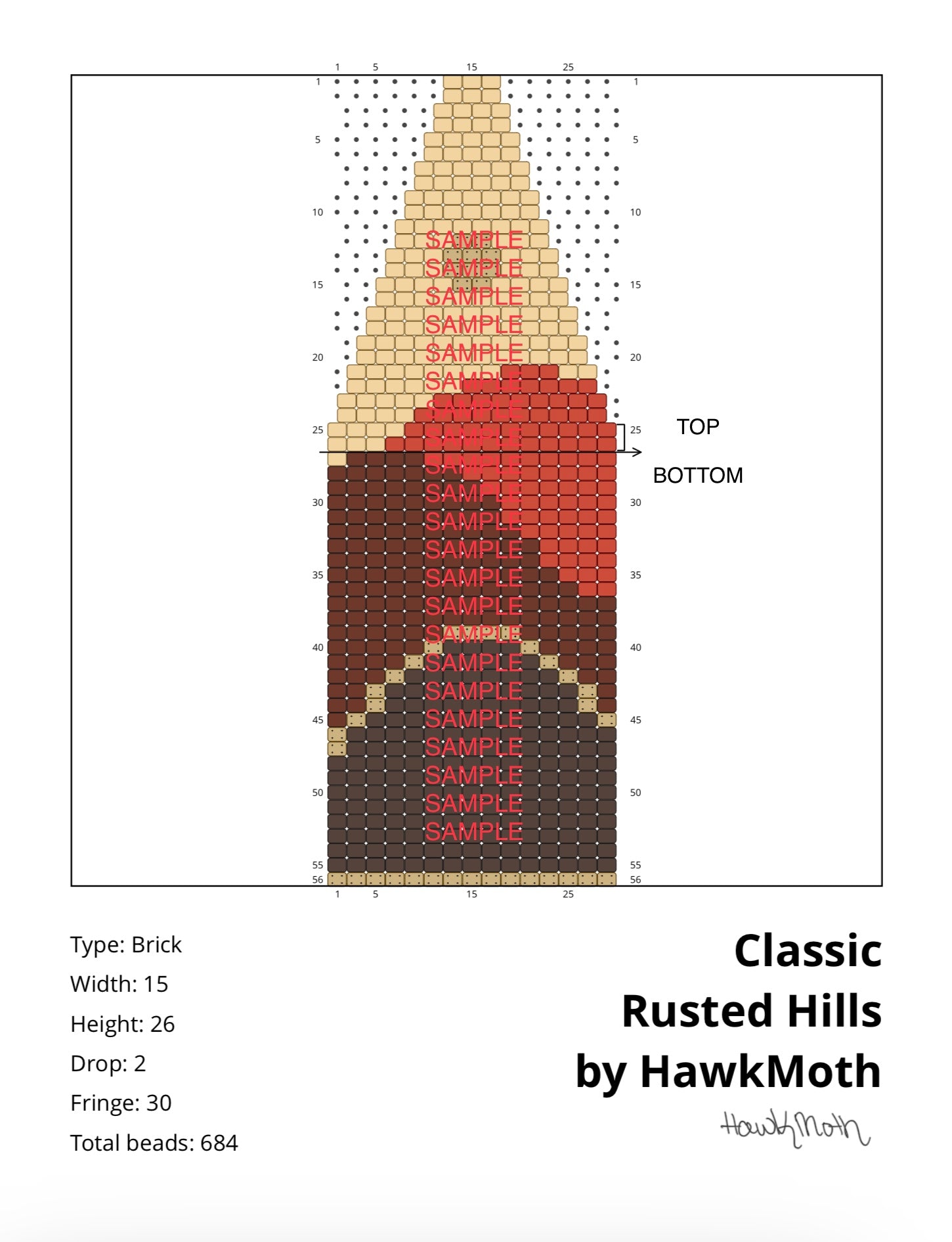Rust- Classic Hills HM Designs